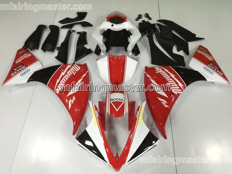 (image for) Fit for Yamaha YZF 1000 R1 2013 2014 fairing kit injection molding Red white