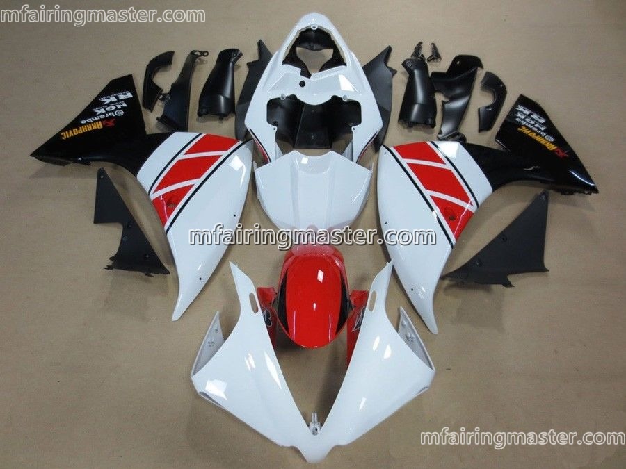 (image for) Fit for Yamaha YZF 1000 R1 2013 2014 fairing kit injection molding White red