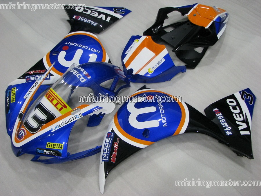 (image for) Fit for Yamaha YZF 1000 R1 2013 2014 fairing kit injection molding Motorpoint blue black