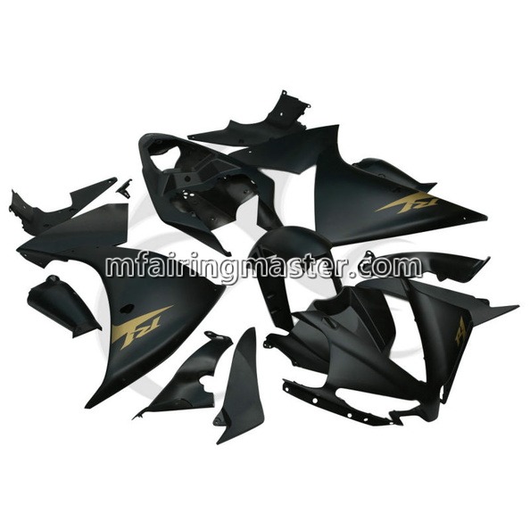 (image for) Fit for Yamaha YZF 1000 R1 2013 2014 fairing kit injection molding Black