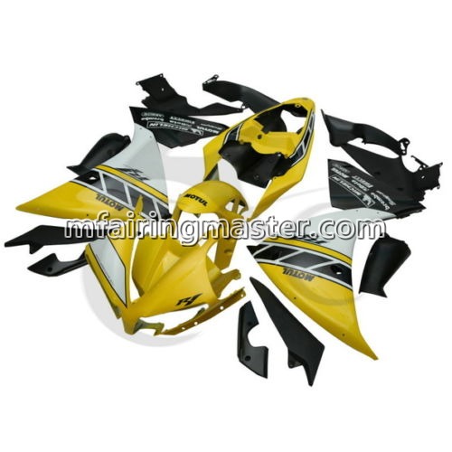 (image for) Fit for Yamaha YZF 1000 R1 2013 2014 fairing kit injection molding Yellow white