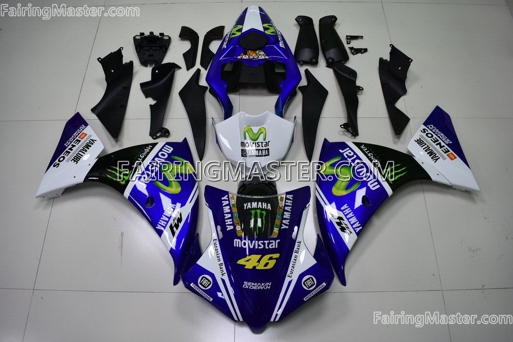 (image for) Injection molding fairing kits fit for Yamaha YZF 1000 R1 2013 2014 136