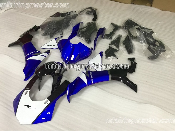 (image for) Fit for Yamaha YZF 1000 R1 2015 2016 2017 fairing kit injection molding Blue white black