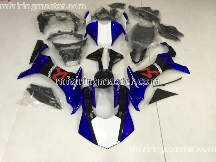 (image for) Fit for Yamaha YZF 1000 R1 2015 2016 2017 fairing kit injection molding Blue white black