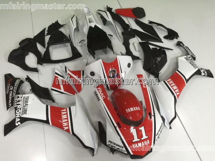 (image for) Fit for Yamaha YZF 1000 R1 2015 2016 2017 fairing kit injection molding 11 petronas red white