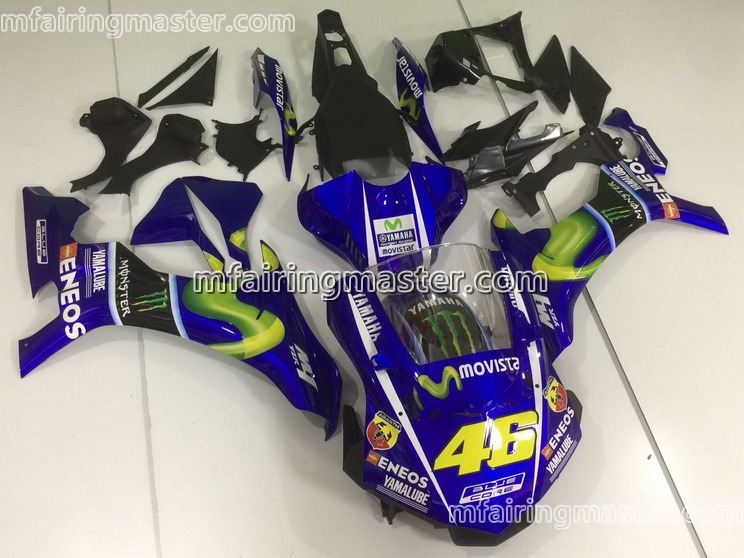 (image for) Fit for Yamaha YZF 1000 R1 2015 2016 2017 fairing kit injection molding 46 movistar eneos