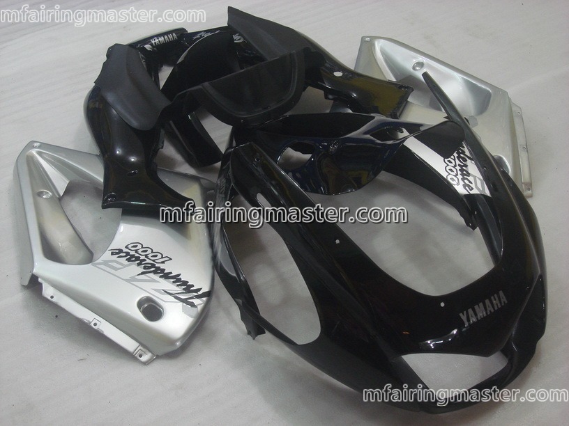 (image for) Fit for Yamaha YZF 1000R Thunderace 1997 1998 1999 2000 2001 2002 2003 2004 2005 2006 2007 fairing kit Silver black