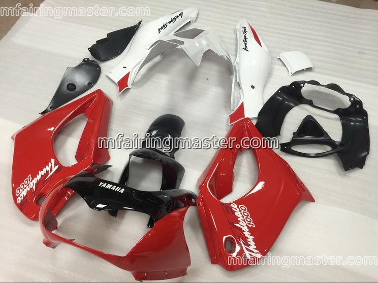 (image for) Fit for Yamaha YZF 1000R Thunderace 1997 1998 1999 2000 2001 2002 2003 2004 2005 2006 2007 fairing kit Black white
