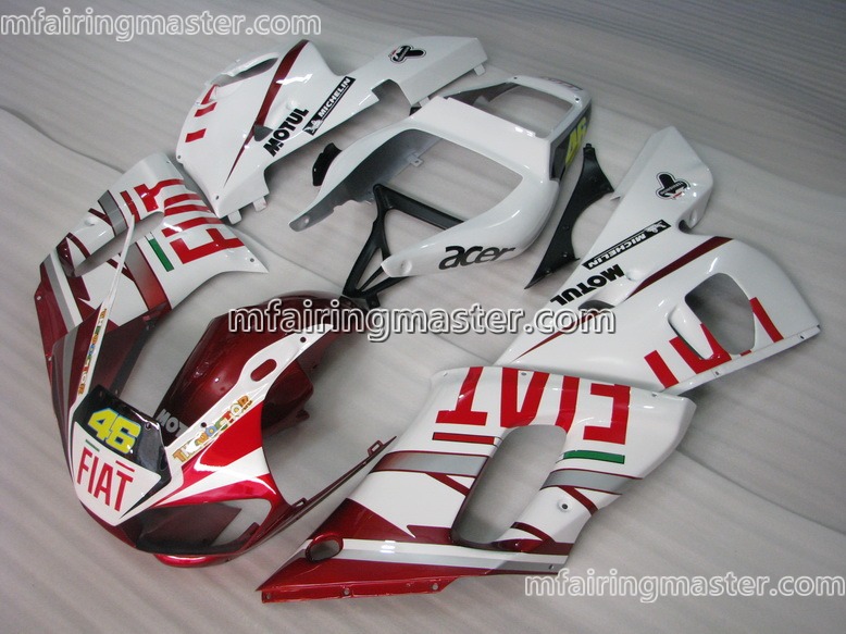 (image for) Fit for Yamaha YZF 600 R6 1998 1999 2000 2001 2002 fairing kit injection molding Fiat 46 acer