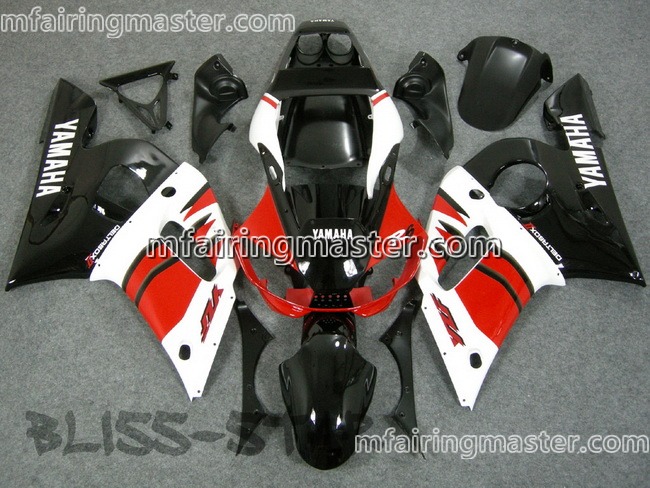 (image for) Fit for Yamaha YZF 600 R6 1998 1999 2000 2001 2002 fairing kit injection molding Red black