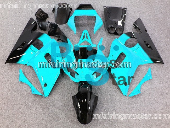 (image for) Fit for Yamaha YZF 600 R6 1998 1999 2000 2001 2002 fairing kit injection molding Blue black