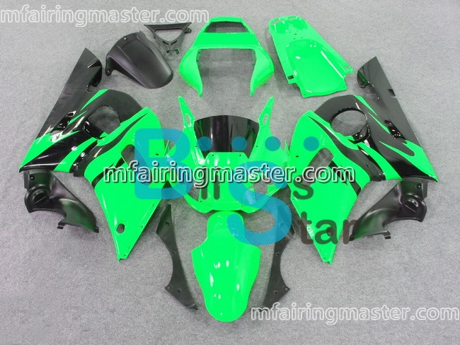 (image for) Fit for Yamaha YZF 600 R6 1998 1999 2000 2001 2002 fairing kit injection molding Green black