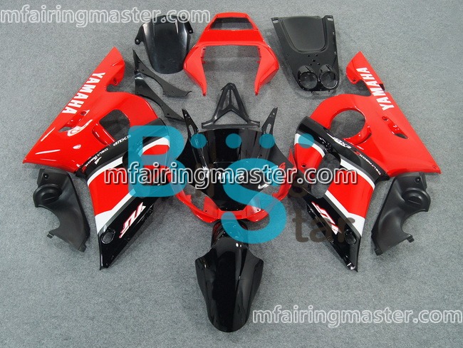 (image for) Fit for Yamaha YZF 600 R6 1998 1999 2000 2001 2002 fairing kit injection molding Red black