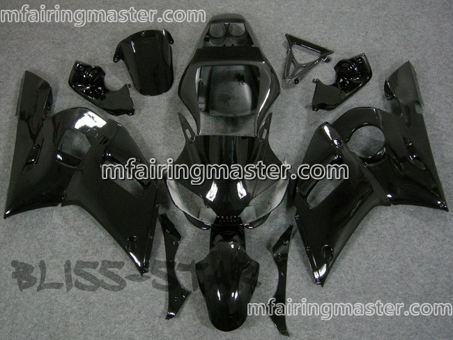 (image for) Fit for Yamaha YZF 600 R6 1998 1999 2000 2001 2002 fairing kit injection molding Black