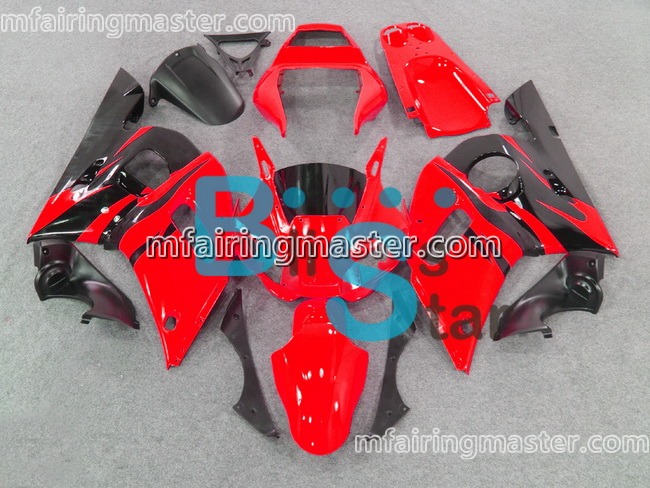 (image for) Fit for Yamaha YZF 600 R6 1998 1999 2000 2001 2002 fairing kit injection molding Black red