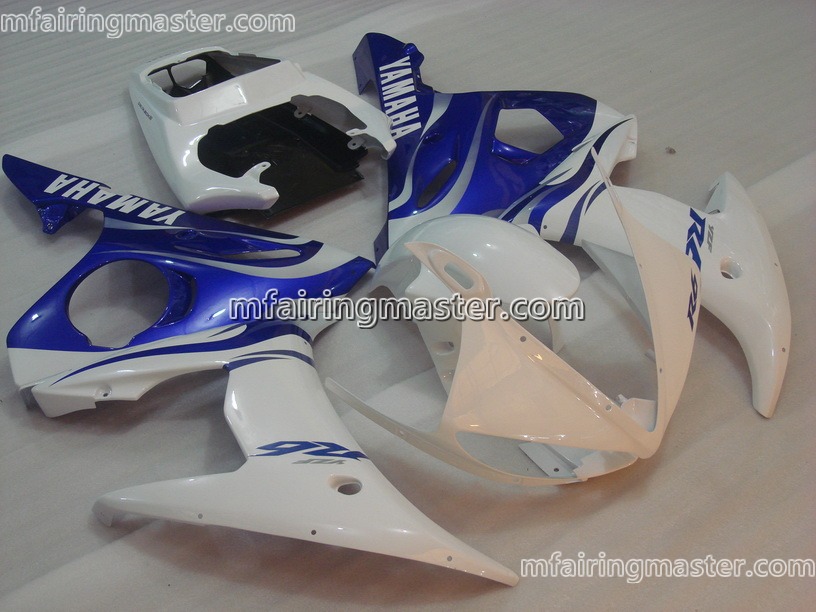 (image for) Fit for Yamaha YZF 600 R6 2003 2004 2005 fairing kit injection molding White blue