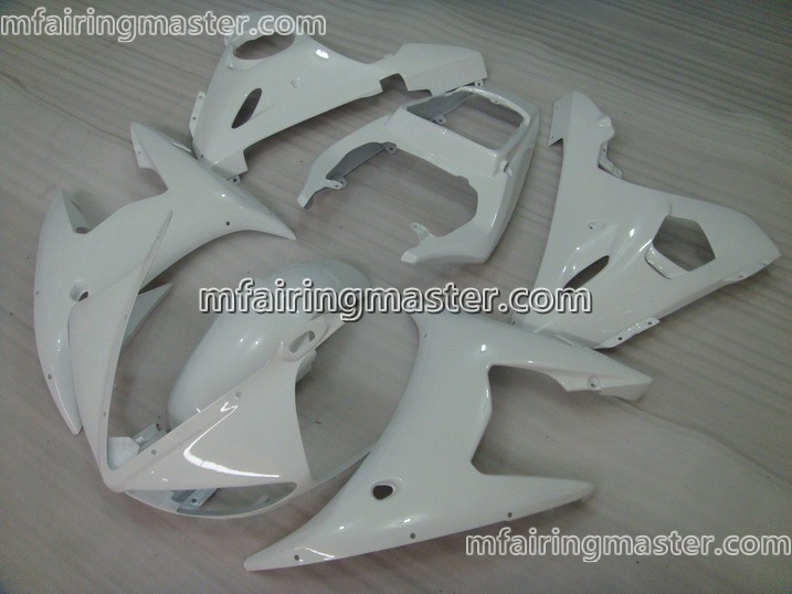 (image for) Fit for Yamaha YZF 600 R6 2003 2004 2005 fairing kit injection molding White
