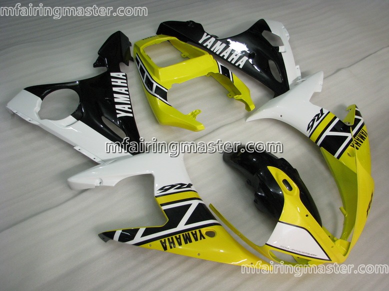 (image for) Fit for Yamaha YZF 600 R6 2003 2004 2005 fairing kit injection molding Yellow black white