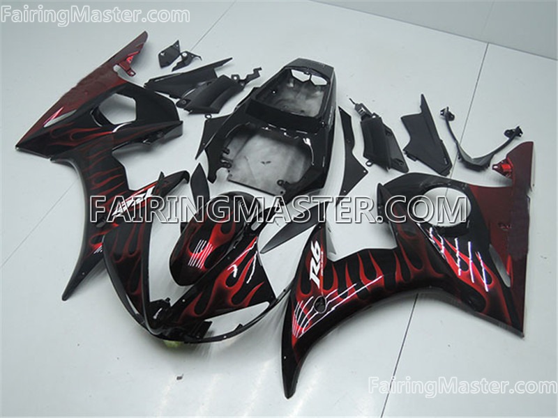 (image for) Injection molding fairing kits fit for Yamaha YZF 600 R6 2003 - 2005 197