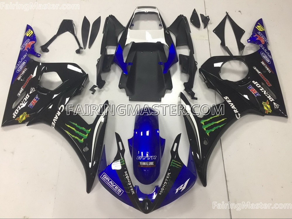 Injection Molding Fairing Kits Fit For Yamaha Yzf 600 R6 2003 2005 207 27300 5851