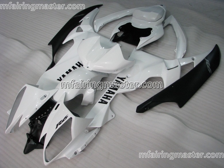 (image for) Fit for Yamaha YZF 600 R6 2006 2007 fairing kit injection molding White black