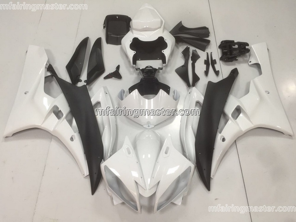 (image for) Fit for Yamaha YZF 600 R6 2006 2007 fairing kit injection molding White black