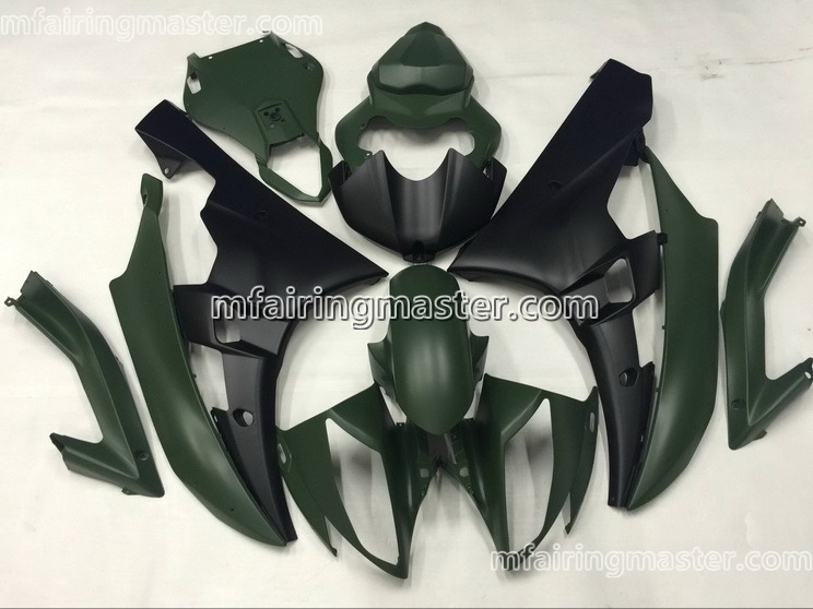 (image for) Fit for Yamaha YZF 600 R6 2006 2007 fairing kit injection molding Black