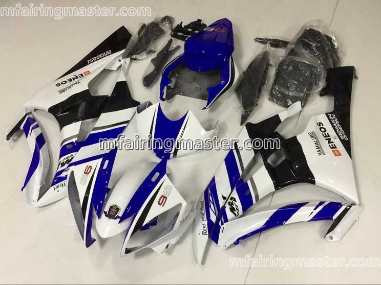 (image for) Fit for Yamaha YZF 600 R6 2006 2007 fairing kit injection molding Blue white