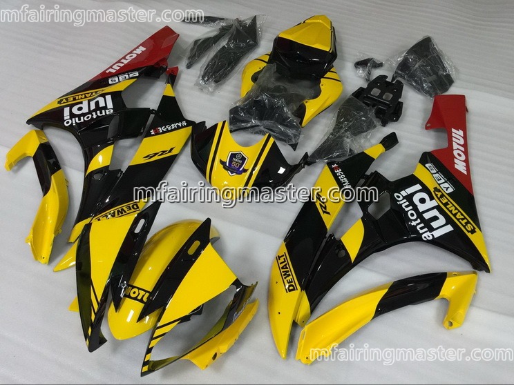 (image for) Fit for Yamaha YZF 600 R6 2006 2007 fairing kit injection molding Yellow black