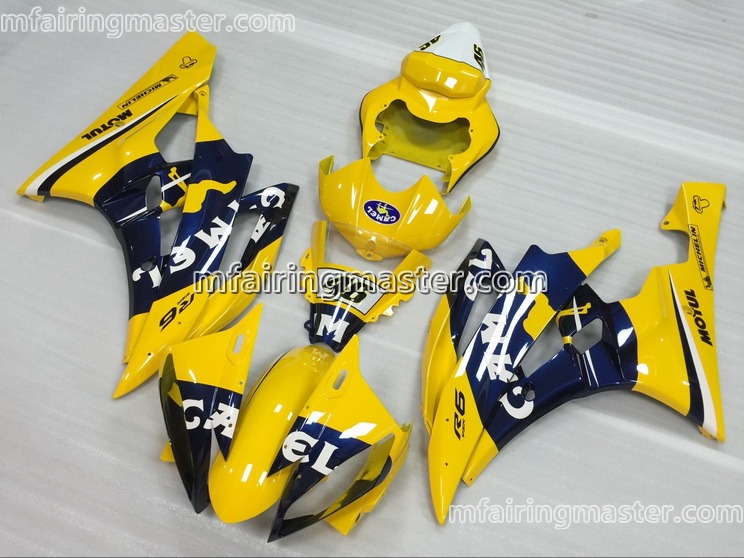 (image for) Fit for Yamaha YZF 600 R6 2006 2007 fairing kit injection molding 46 camel yellow