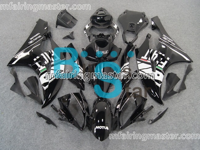 (image for) Fit for Yamaha YZF 600 R6 2006 2007 fairing kit injection molding Fiat black