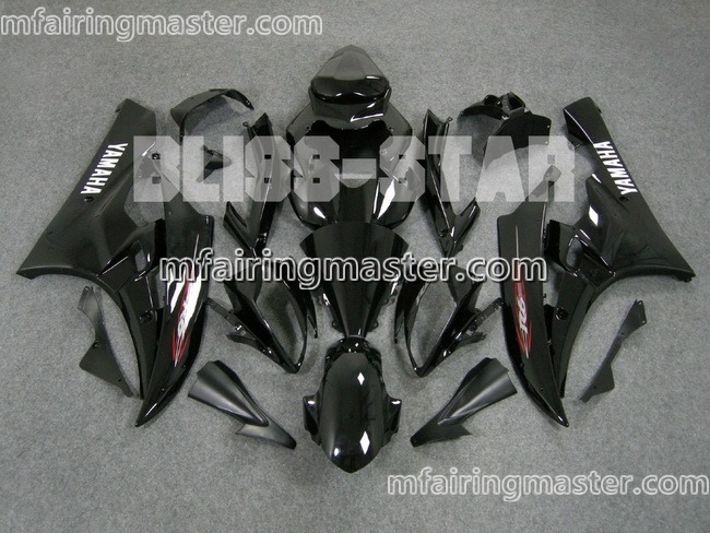 (image for) Fit for Yamaha YZF 600 R6 2006 2007 fairing kit injection molding Black