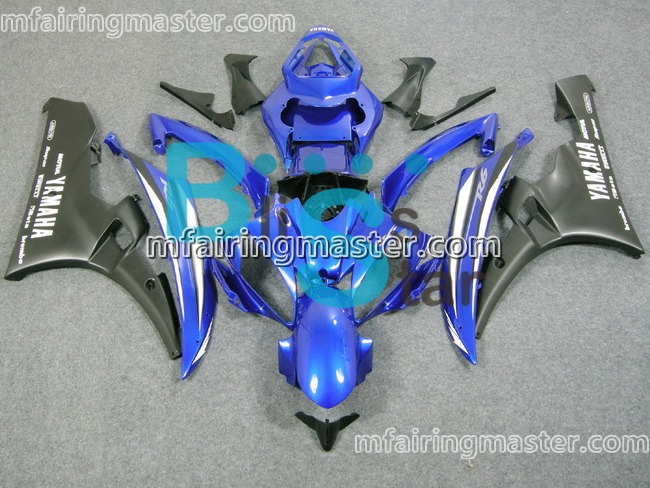 (image for) Fit for Yamaha YZF 600 R6 2006 2007 fairing kit injection molding Blue black