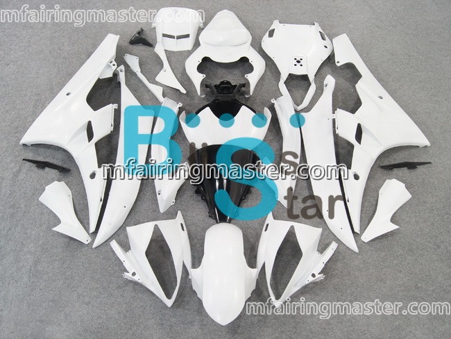 (image for) Fit for Yamaha YZF 600 R6 2006 2007 fairing kit injection molding White