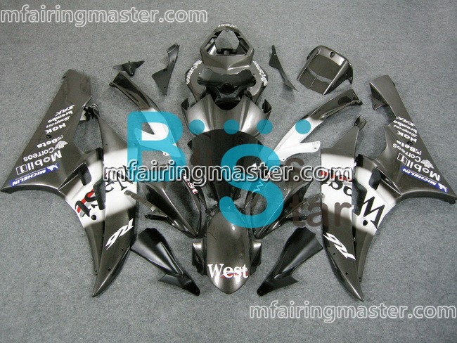 (image for) Fit for Yamaha YZF 600 R6 2006 2007 fairing kit injection molding West black