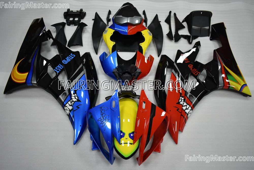 (image for) Injection molding fairing kits fit for Yamaha YZF 600 R6 2006 2007 213