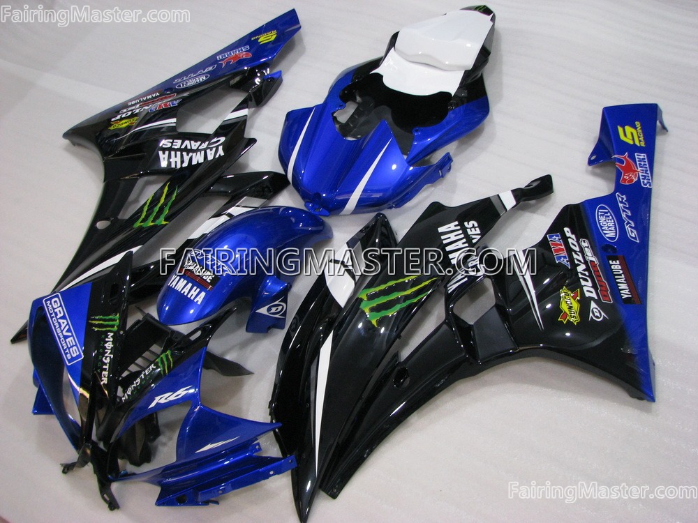 (image for) Injection molding fairing kits fit for Yamaha YZF 600 R6 2006 2007 241