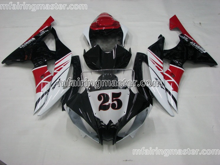 (image for) Fit for Yamaha YZF 600 R6 2008 2009 2010 2011 2012 2013 2014 2015 2016 fairing kit injection molding 25 red black