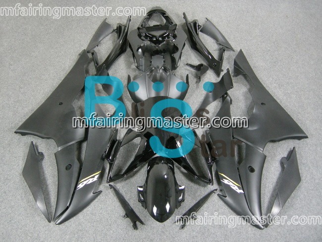 (image for) Fit for Yamaha YZF 600 R6 2008 2009 2010 2011 2012 2013 2014 2015 2016 fairing kit injection molding Black