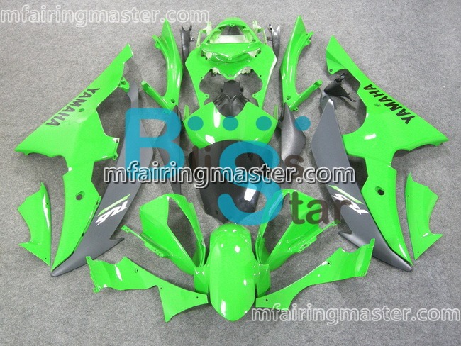 (image for) Fit for Yamaha YZF 600 R6 2008 2009 2010 2011 2012 2013 2014 2015 2016 fairing kit injection molding Green