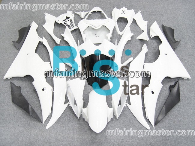 (image for) Fit for Yamaha YZF 600 R6 2008 2009 2010 2011 2012 2013 2014 2015 2016 fairing kit injection molding White