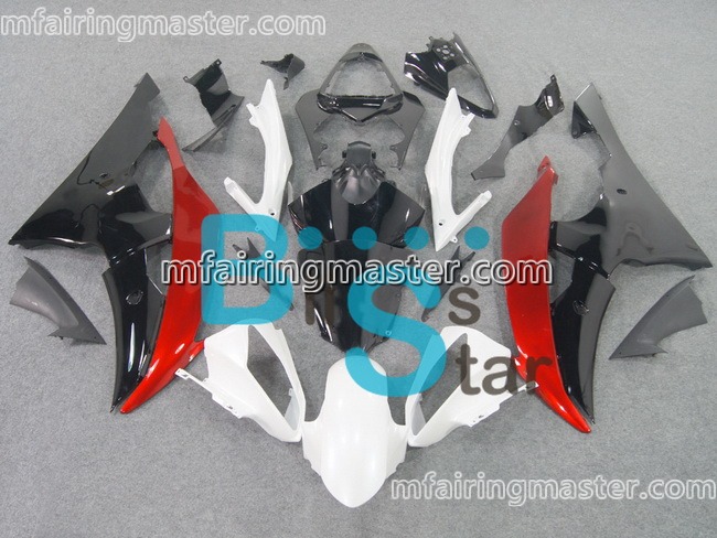 (image for) Fit for Yamaha YZF 600 R6 2008 2009 2010 2011 2012 2013 2014 2015 2016 fairing kit injection molding Red white black