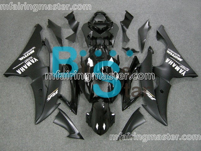 (image for) Fit for Yamaha YZF 600 R6 2008 2009 2010 2011 2012 2013 2014 2015 2016 fairing kit injection molding Black