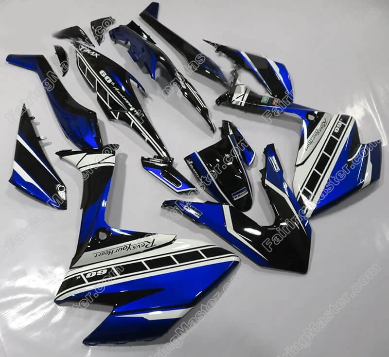 (image for) Fairing kit fit for Yamaha TMAX560 2020 2021 black blue white 106 - Click Image to Close