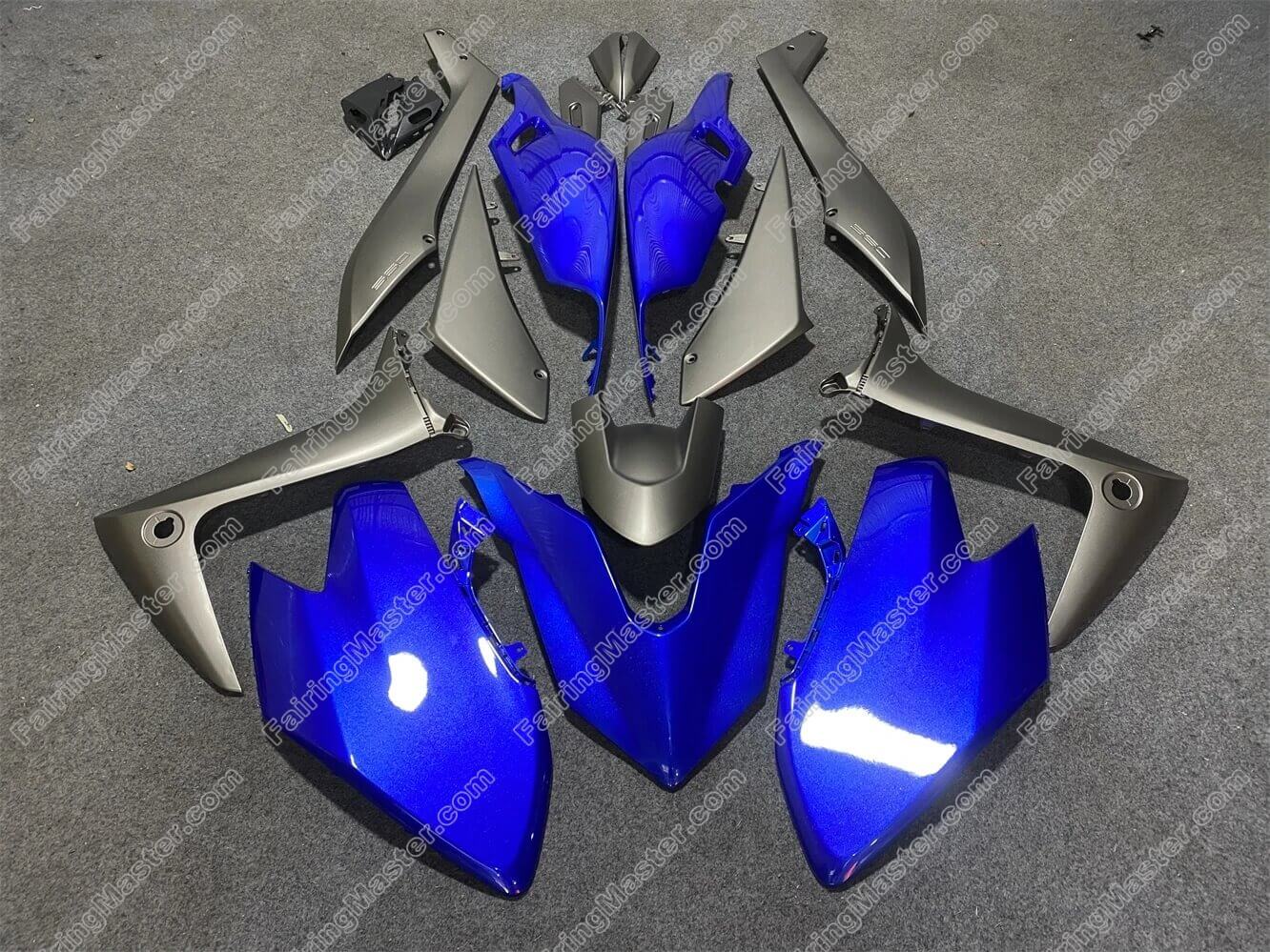 (image for) Fairing kit fit for Yamaha TMAX560 2020 2021 grey blue 109