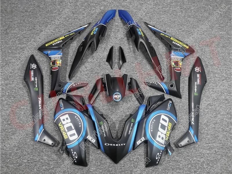 (image for) Fairing kit fit for Yamaha TMAX560 2020 2021 black blue 121