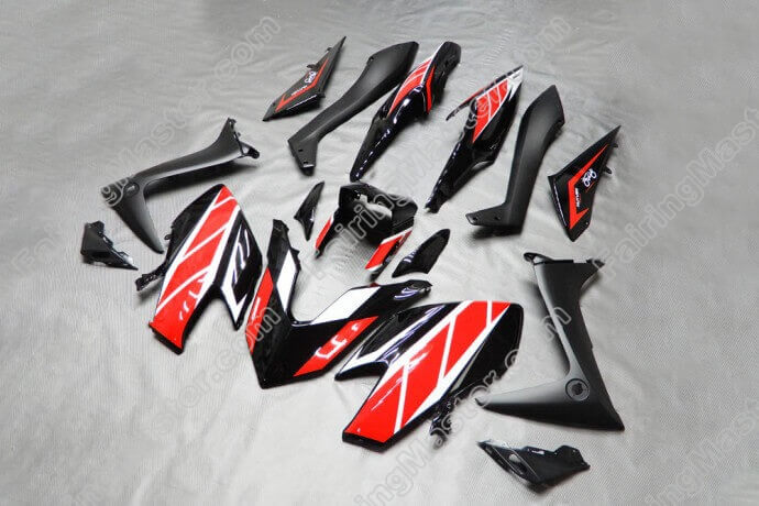 (image for) Fairing kit fit for Yamaha TMAX560 2020 2021 black red 122