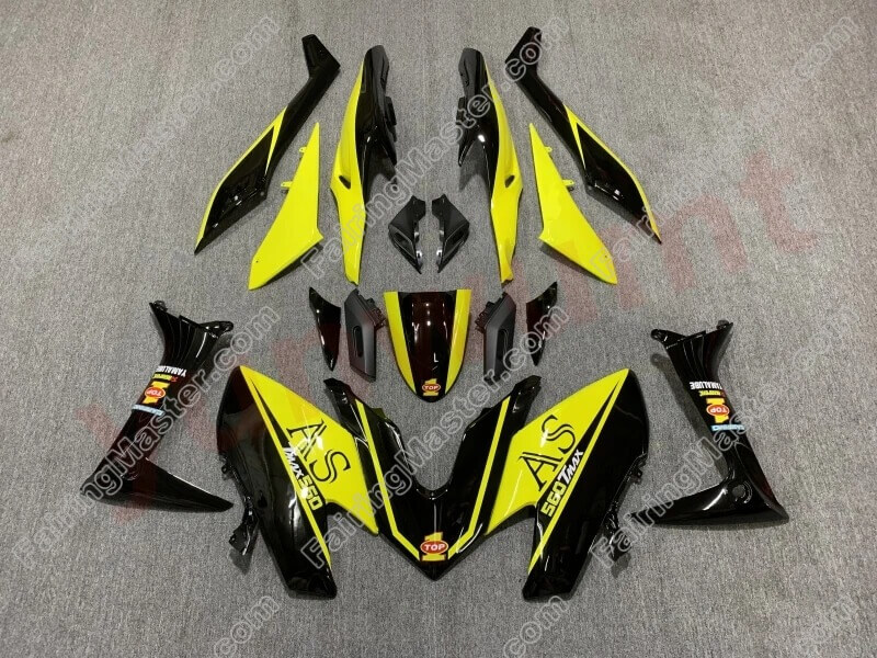 (image for) Fairing kit fit for Yamaha TMAX560 2020 2021 yellow black 123