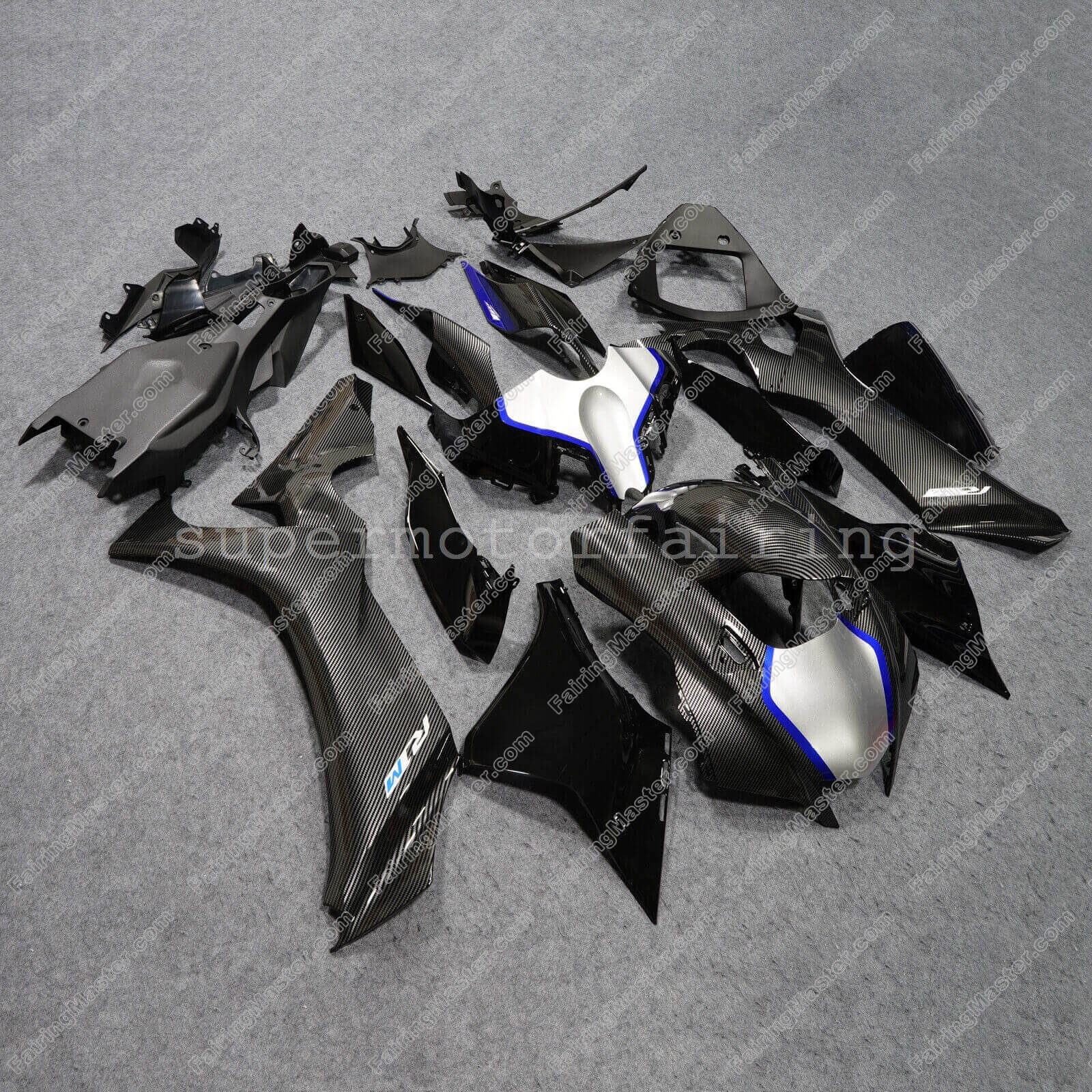 (image for) Fairing kit fit for Yamaha YZF 1000 R1 2020 2021 2022 carbon fiber look 121