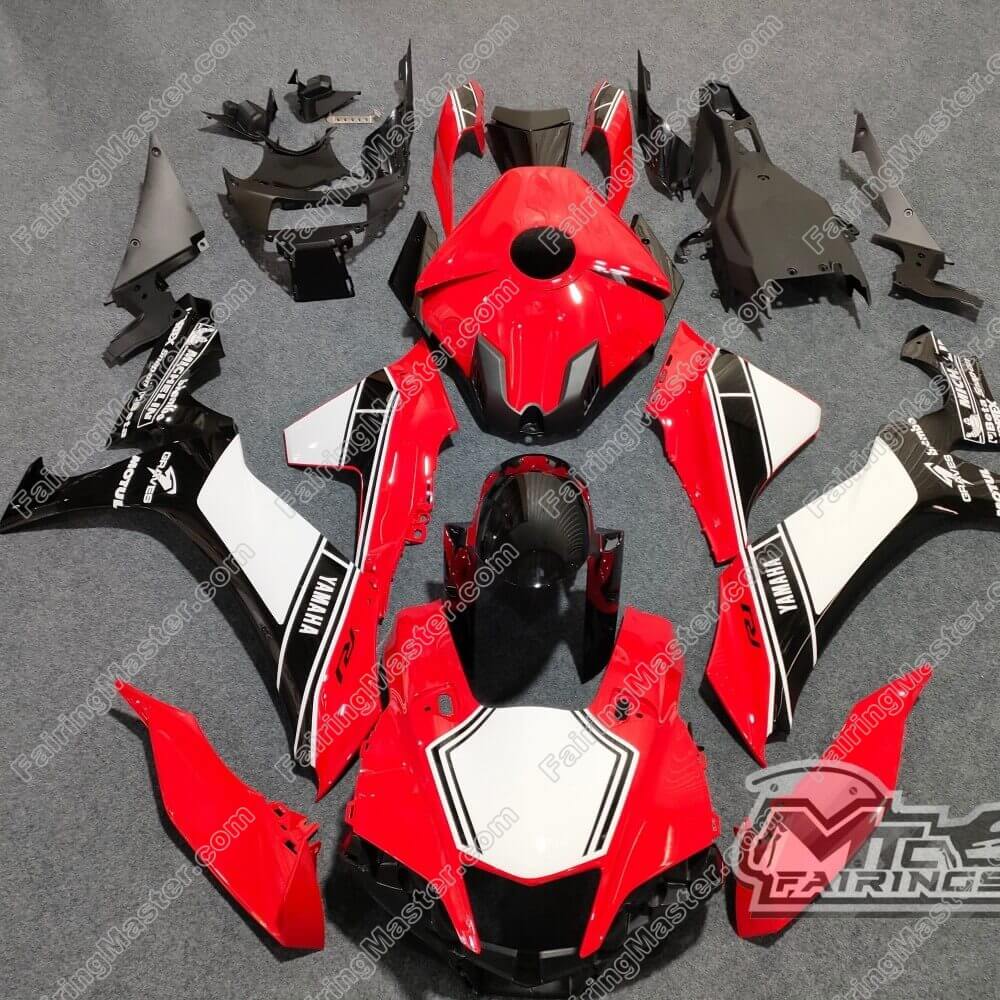 (image for) Fairing kit fit for Yamaha YZF 1000 R1 2020 2021 2022 red white 122